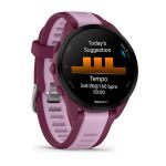 Garmin Forerunner 165 Music 3,05 cm (1.2") AMOLED 43 mm Digital 390 x 390 Pixel Touchscreen Violett GPS