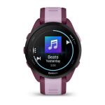 Garmin Forerunner 165 Music 3,05 cm (1.2") AMOLED 43 mm Digital 390 x 390 Pixel Touchscreen Violett GPS