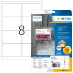 HERMA Versandetiketten wetterfest A4 99,1x67,7 mm weiß stark haftend Folie matt 200 St.