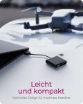 ICY BOX IB-CR301-U3 Externer Multi Card Reader (CF, SD, microSD) mit USB 3.2 Gen 1 Hostanschluss