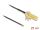 DeLOCK Antennenkabel SMA 90° PCB Buchse zum Einbau zu I-PEX Inc., MHF® 4L Stecker 1.13 25 cm Gewindelänge 15 mm