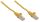 Intellinet Premium Netzwerkkabel, Cat6, S/FTP, 100% Kupfer, Cat6-zertifiziert, LS0H, RJ45-Stecker/RJ45-Stecker, 0,25 m, gelb