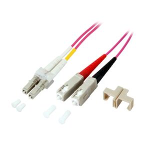 EFB Elektronik LC-SC 50/125µ InfiniBand/Glasfaserkabel 1 m Pink