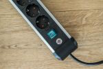 Brennenstuhl 1391030200 Verlängerungskabel 3 m 12 AC-Ausgänge Drinnen Schwarz, Silber