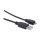 Manhattan Hi-Speed USB Micro-B Anschlusskabel, USB 2.0, Typ A Stecker - Micro-B Stecker, 480 Mbps, 1,8 m, Schwarz