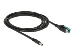 DELOCK PoweredUSB Kabel 12V St > DC 5.5x2.1mm St 2.0m