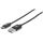 Manhattan USB 2.0 Typ C-Kabel, Typ C-Stecker auf Typ A-Stecker, 480 Mbit/s, 2 m, schwarz
