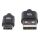 Manhattan USB 2.0 Typ C-Kabel, Typ C-Stecker auf Typ A-Stecker, 480 Mbit/s, 2 m, schwarz