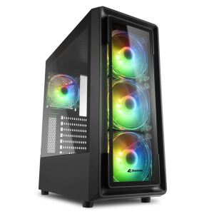 Sharkoon TK4 RGB Midi Tower Schwarz