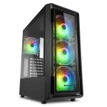 Sharkoon TK4 RGB Midi Tower Schwarz