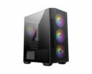MSI MAG Forge M100R Midi Tower Schwarz, Transparent
