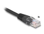 DELOCK RJ45 Trunk-Kabel 4x St > 4x St Cat.5e UTP schwarz