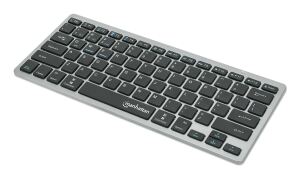 Manhattan 180559 Tastatur Büro RF Wireless + Bluetooth QWERTZ Deutsch Schwarz, Grau