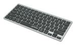 Manhattan 180559 Tastatur Büro RF Wireless + Bluetooth QWERTZ Deutsch Schwarz, Grau
