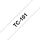 Brother TC-101 Etiketten erstellendes Band Schwarz auf transparent
