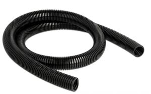 DeLOCK Kabelschutzschlauch 1 m x 21,2 mm schwarz