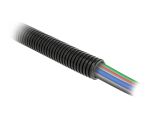 DeLOCK Kabelschutzschlauch 1 m x 21,2 mm schwarz