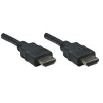 Manhattan High Speed HDMI Kabel, HDMI Stecker auf Stecker, geschirmt, schwarz, 7,5 m