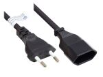 Alcasa P0300-S020 Stromkabel Schwarz 2 m Netzstecker Typ C