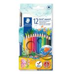 Staedtler Noris aquarell 144 10 Schwarz, Blau, Bordeaux,...