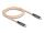 DeLOCK USB 2.0 Kabel USB Type-C Stecker zu Stecker PD 3.0 100 W mit RGB Beleuchtung 1,20 m