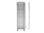 Lanberg FF01-6842-12SL Rack 42U Freistehendes Gestell Grau