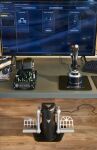 Thrustmaster TPR Rudder Schwarz, Silber USB Flugsimulation Analog PC