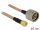 DELOCK HF Adapter N -> SMA 40cm RG-142 low loss St/St