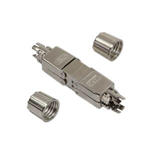 LogiLink MP0057 Drahtverbinder Cat.6A, Cat.7, Cat.7A Metallisch