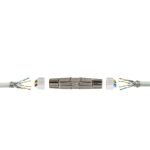 LogiLink MP0057 Drahtverbinder Cat.6A, Cat.7, Cat.7A Metallisch