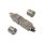 LogiLink MP0057 Drahtverbinder Cat.6A, Cat.7, Cat.7A Metallisch