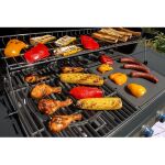 CAMPINGAZ gusseisern. Grillrost m. abnehmb. Ring, matt,
