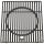 CAMPINGAZ gusseisern. Grillrost m. abnehmb. Ring, matt,