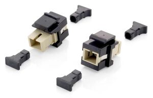 Equip Lichtwellenleiter-Keystone-Adapter, SC Simplex, 8 Stück/Packung