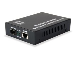 LevelOne GVT-0500 Netzwerk Medienkonverter 10000 Mbit/s Schwarz