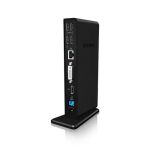 ICY BOX IB-DK2241AC, 11 in 1 USB 3.2 Gen 1 Notebook Dockingstation, USB 3.2 Gen 1 auf: 2x USB 3.2 Gen 1+2x Video(HDMI+DVI)+1xGigabitLAN+4xUSB 2.0+Audio+Charge
