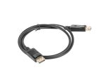 Lanberg CA-DPDP-10CC-0010-BK DisplayPort-Kabel 1 m Schwarz