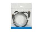 Lanberg CA-DPDP-10CC-0010-BK DisplayPort-Kabel 1 m Schwarz
