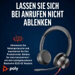 HP Poly Blackwire 8225 USB-C Stereo-Headset + USB-C/A-Adapter