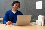HP Poly Blackwire 8225 USB-C Stereo-Headset + USB-C/A-Adapter