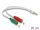 DELOCK Adapter Kabel 3,5mm stereo -> 2x 3,5mm St/Bu 0.20m