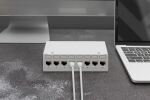 Digitus CAT 6A Keystone Modul, geschirmt mit intelligentem Kabelmanager - 8 Stk.