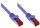 Alcasa 1m Cat6 S/FTP Netzwerkkabel Violett S/FTP (S-STP)