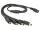 DELOCK Stromkabel DC 5,5 x 2,1mm 1x Bu -> 4x St