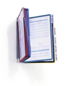 Durable 556700 Dokumentenanzeige-Karussell Tisch/Bank Porträt A4