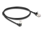 DELOCK RJ45 Netzwerkkabel Cat.6A S/FTP Slim 90°unten...
