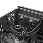 Thermaltake CL-W418-PL00BL-A Computerkühlsystem All-in-One-Flüssigkeitskühler 12 cm Schwarz 1 Stück(e)