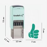 trodat Motivstempel Printy edy pastellgr Kissen grün deeng
