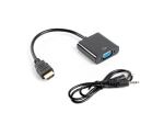 Lanberg AD-0017-BK Videokabel-Adapter 0,2 m VGA (D-Sub)...