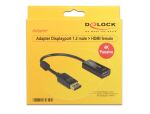 DeLOCK 62609 Videokabel-Adapter 0,2 m DisplayPort HDMI Schwarz